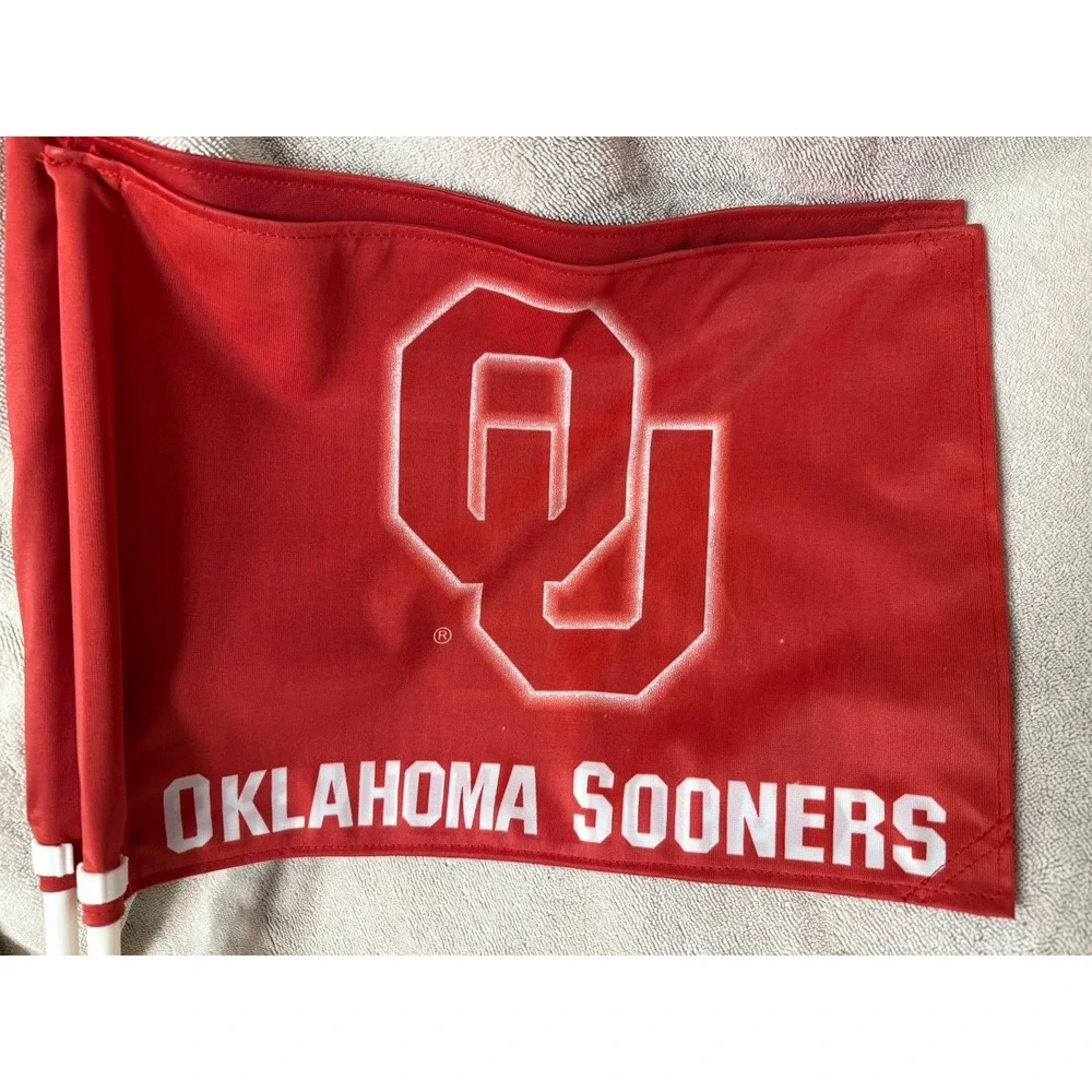 Oklahoma Sooners NCAA ‎ Ambassador Car Flag Set